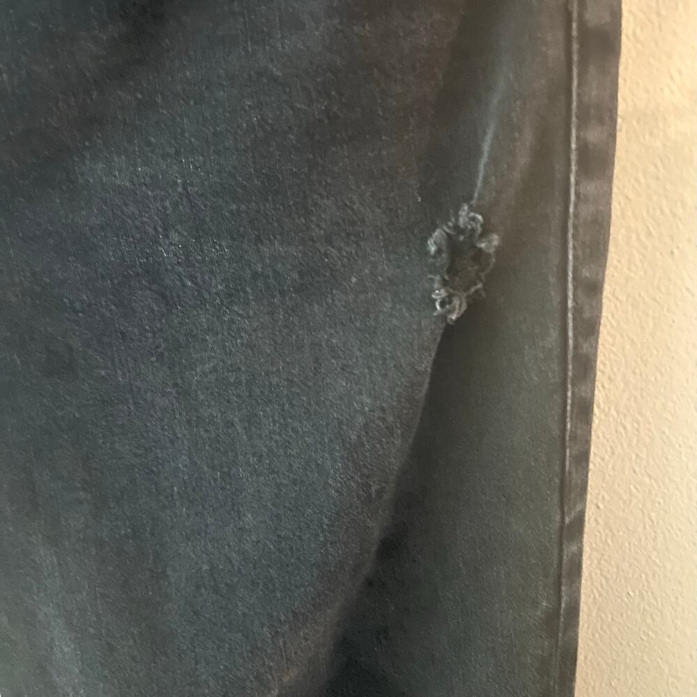 Cabi Size 10 Slim boyfriend faded black distressed jeans - Picture 3 of 9